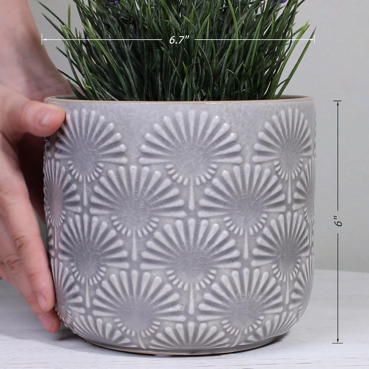 Detalle de Ceramic Planter 6.7-inch