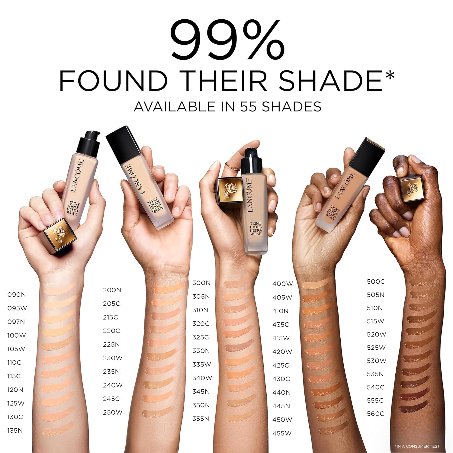 Detalle de Lancôme Teint Idole Ultra Wear 3614273793292 Foundation, Natural Matte, 1 Fl Oz