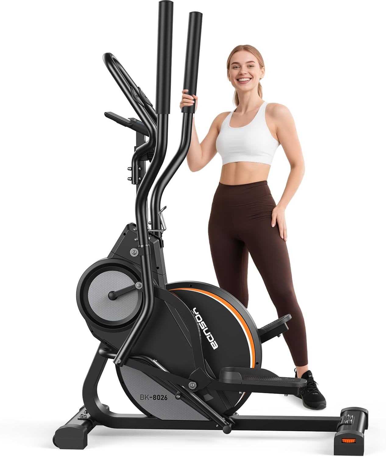Detalle de YOSUDA 3-in-1 Elliptical Exercise Machine: Compact Home Gym with 45° Incline and 16 Resistance Levels