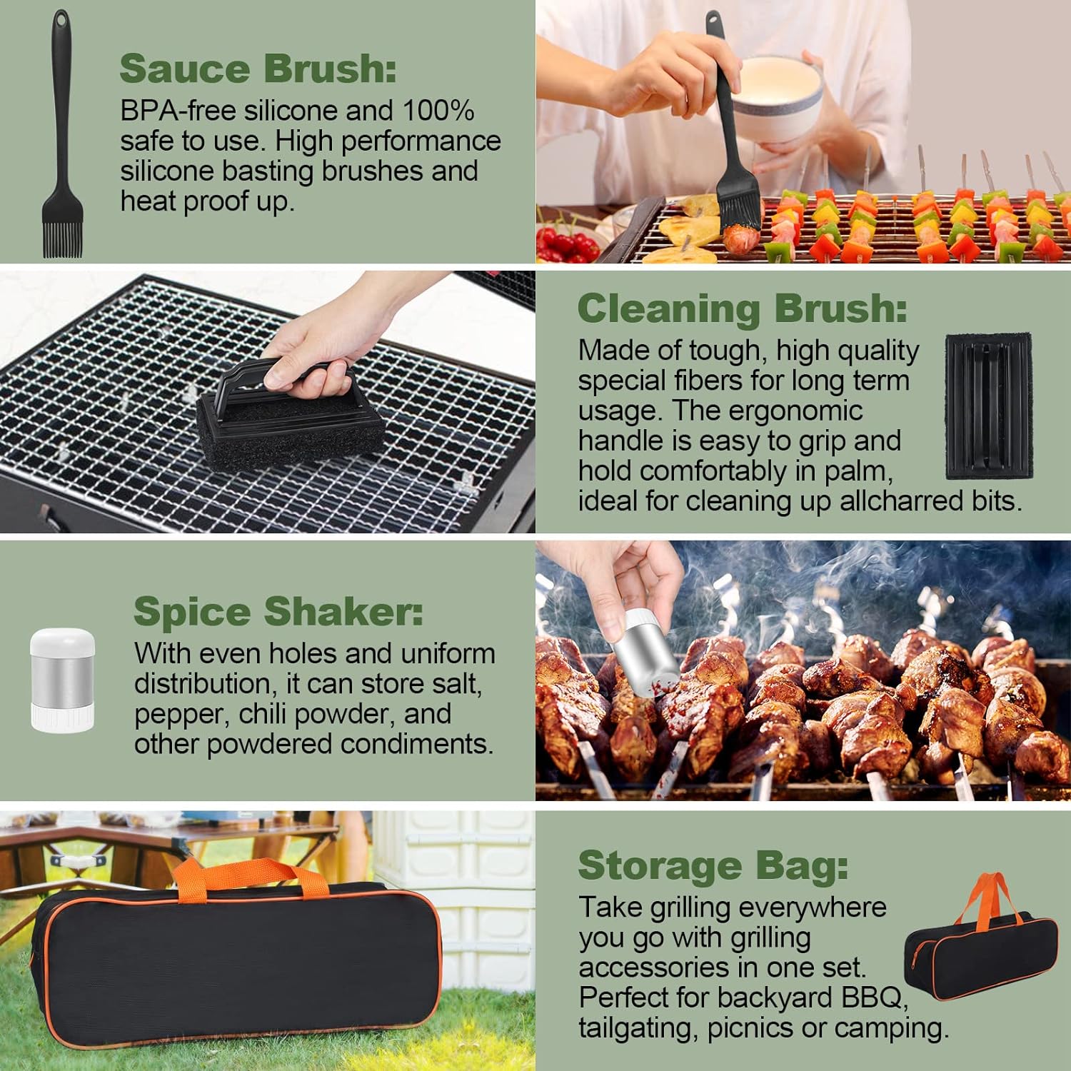 Thumbnail 6 de 35PCS Griddle Accessories Kit Flat Top Grill Set