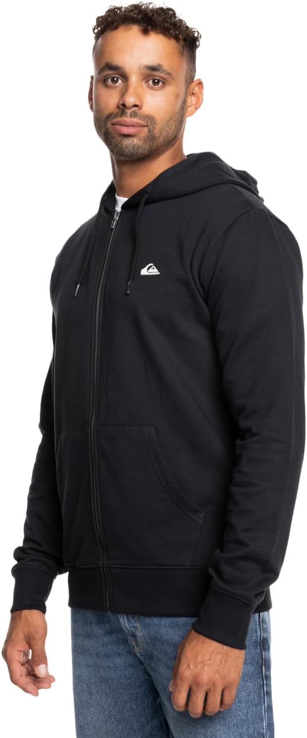 Detalle 2 de Quiksilver Basic Hood Zip Young Men: Maglione con cappuccio e zip frontale (Pacco da 1)