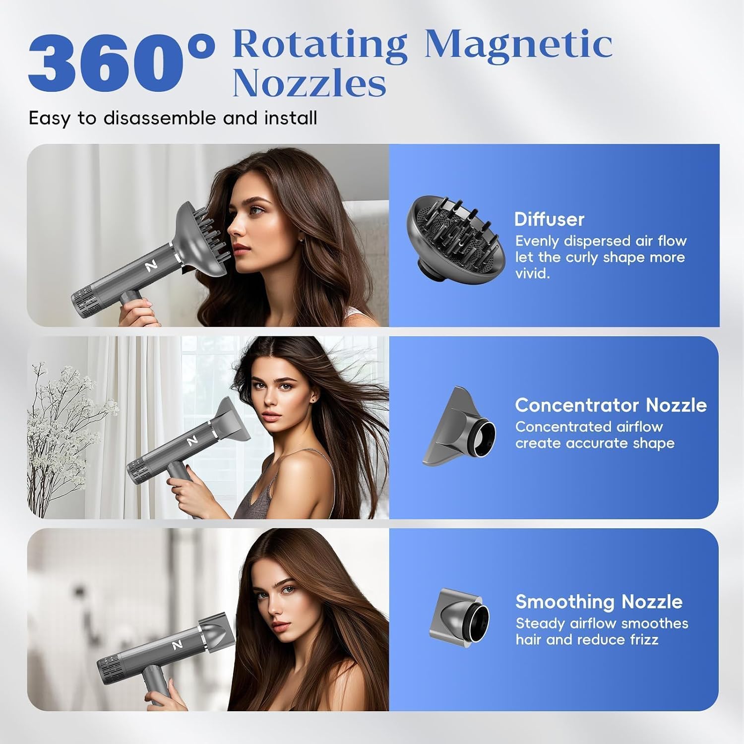 Detalle 2 de Natrial Hair Dryer 1600W