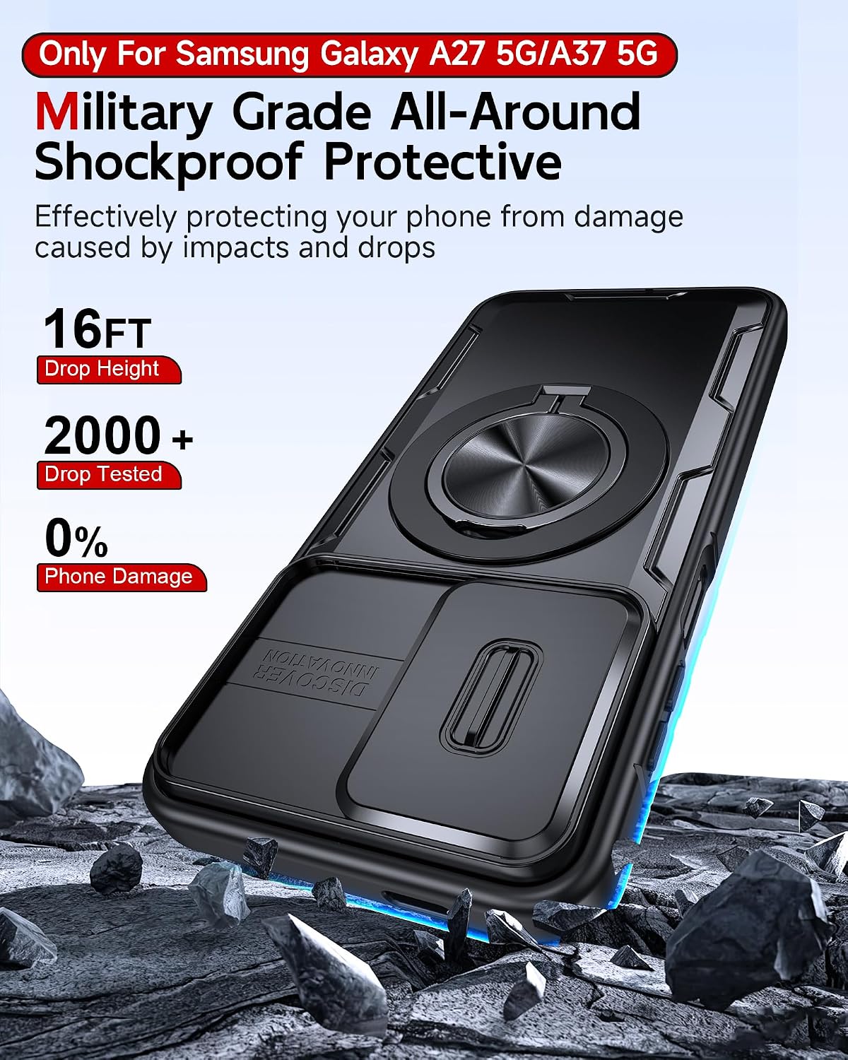Thumbnail 6 de LeYi Phone Case for Galaxy A37/A27