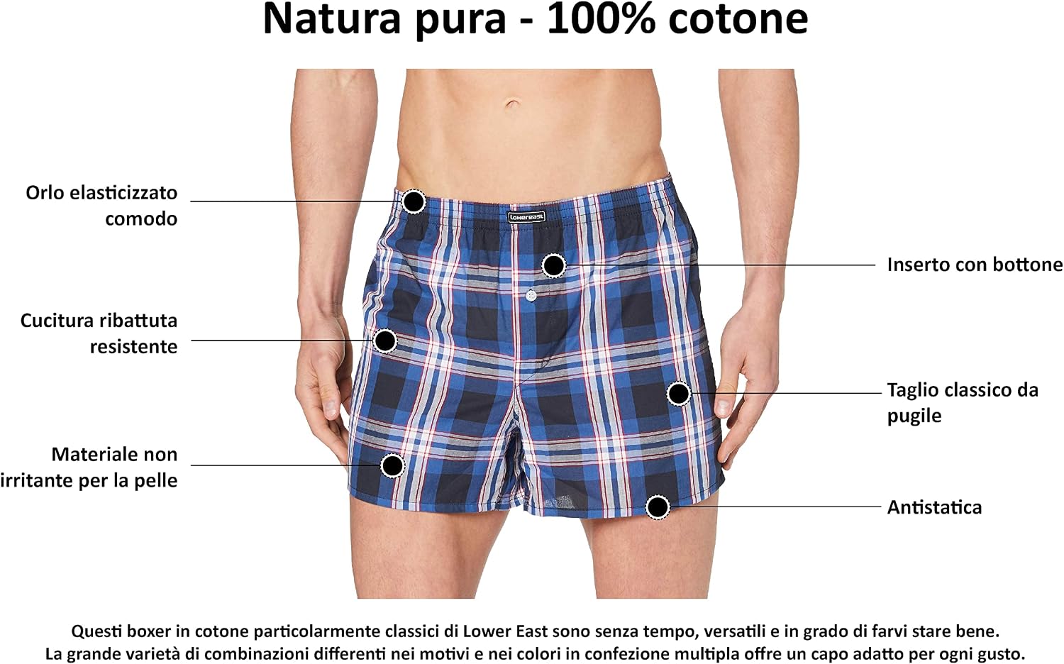 Thumbnail 6 de Lower East Le150 Boxer uomo pacco 6