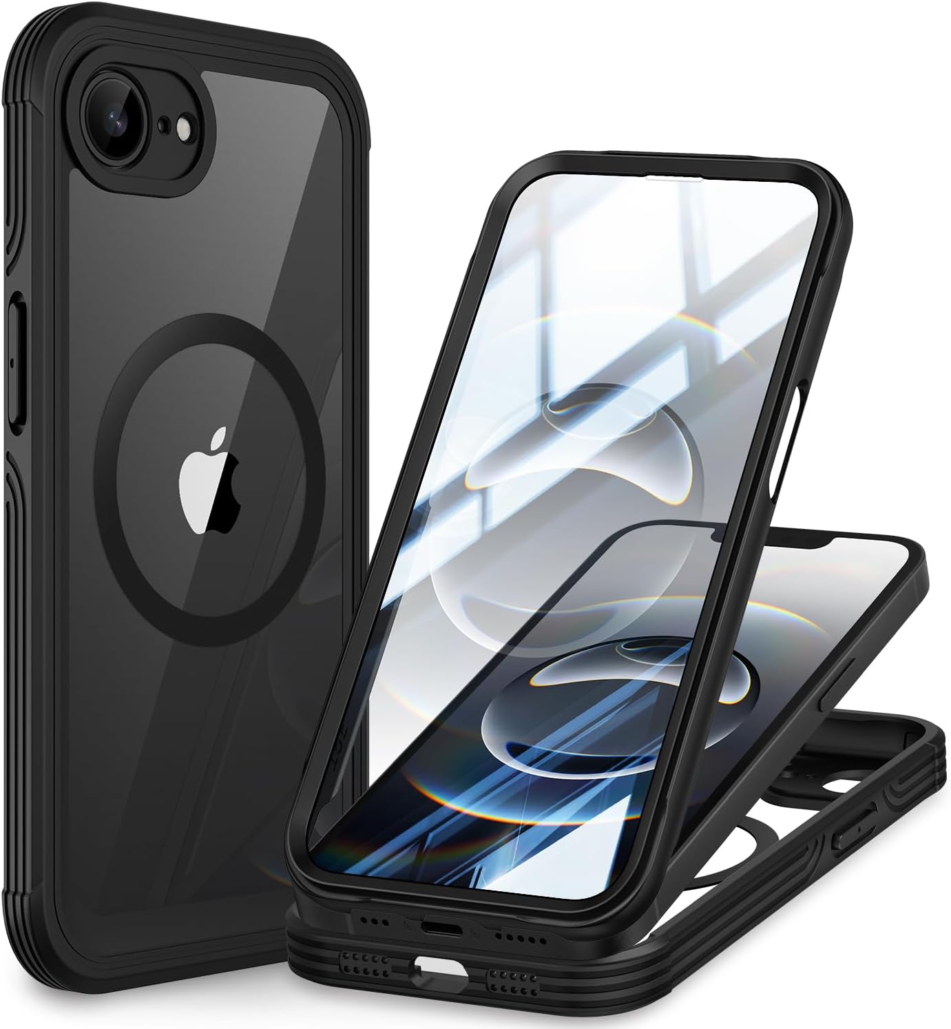 Detalle de CENHUFO iPhone 16e case with built-in glass