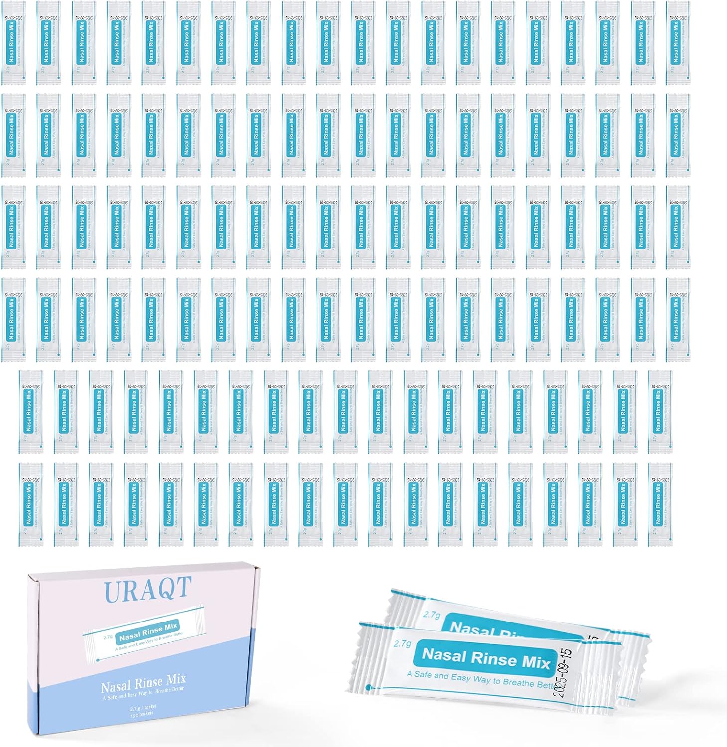 Thumbnail 1 de URAQT Sal Lavado Nasal 120pcs
