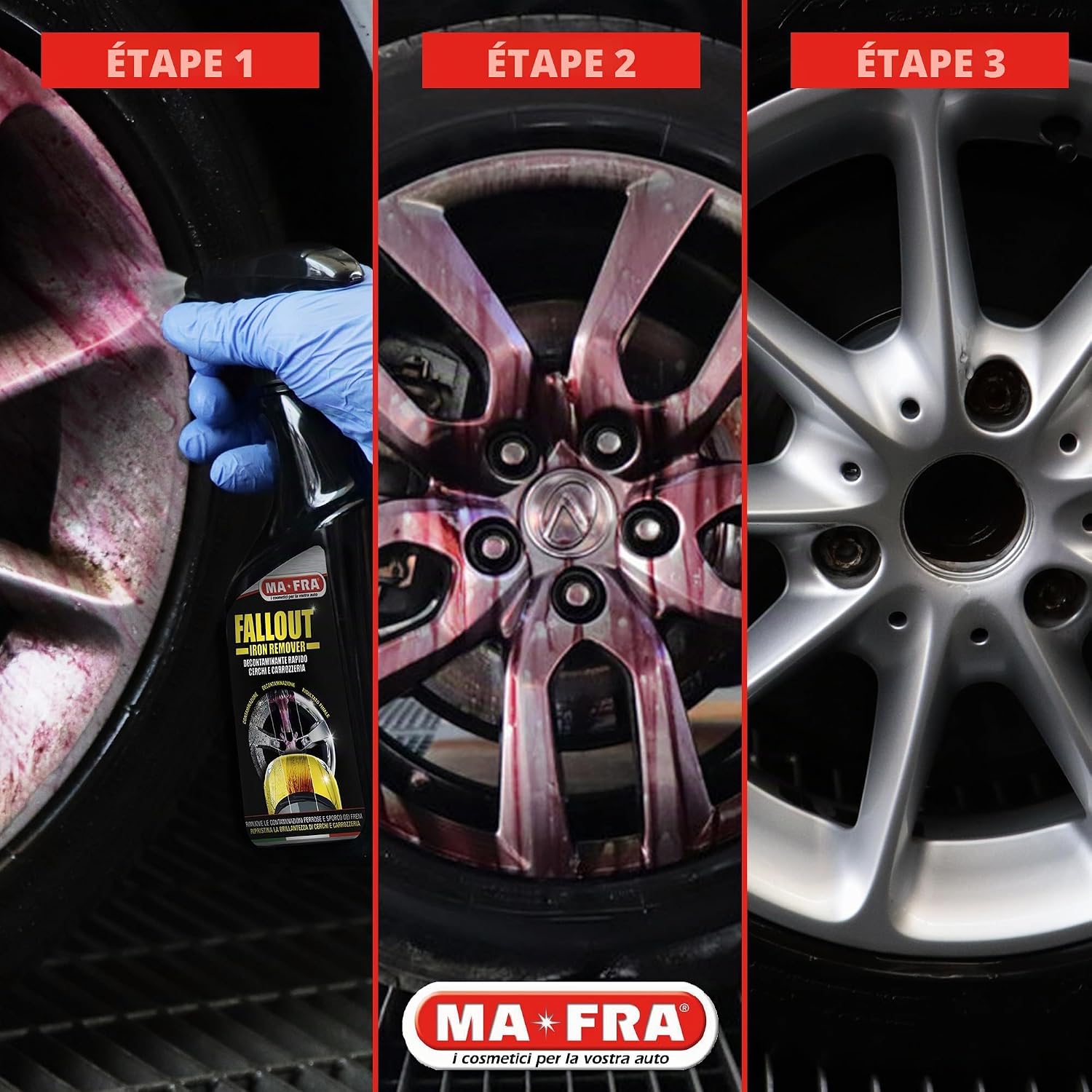 Detalle de Ma-Fra Fallout Iron Remover 4500 ml – Décontaminant rapide pour résidus ferriques sur carrosserie et jantes