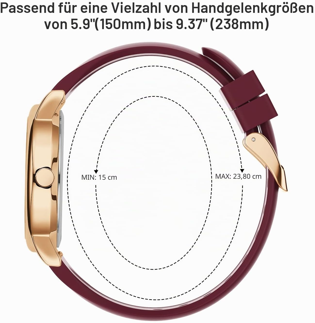 Thumbnail 2 de GOLDEN HOUR Krankenschwesteruhr 38 mm