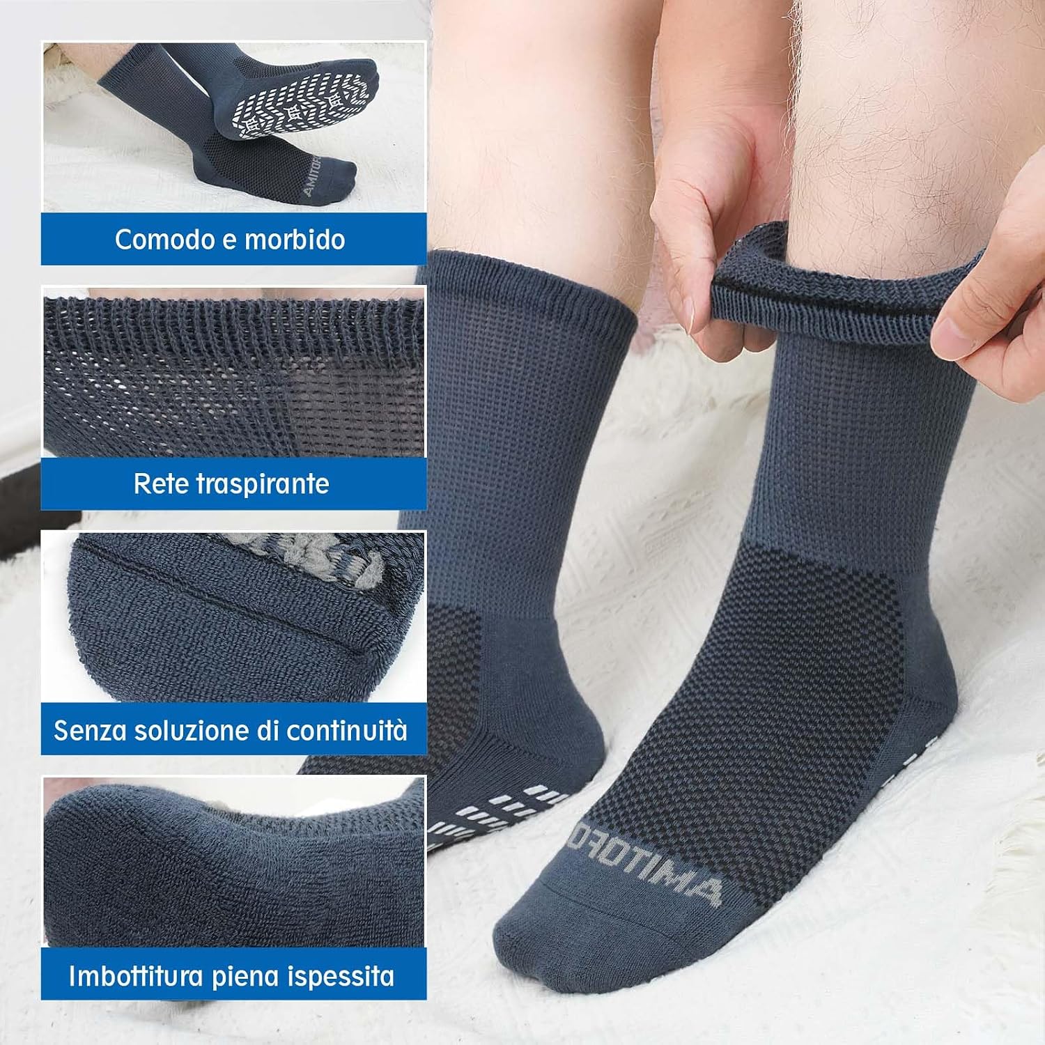 Thumbnail 4 de LOFIR Calzini diabetici cotone Extra-Larghi 39–50