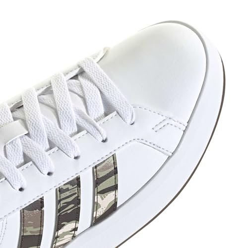 Thumbnail 4 de Adidas Grand Court 3.0 Shoes Junior - FTWR White/Tent Green/GUM5