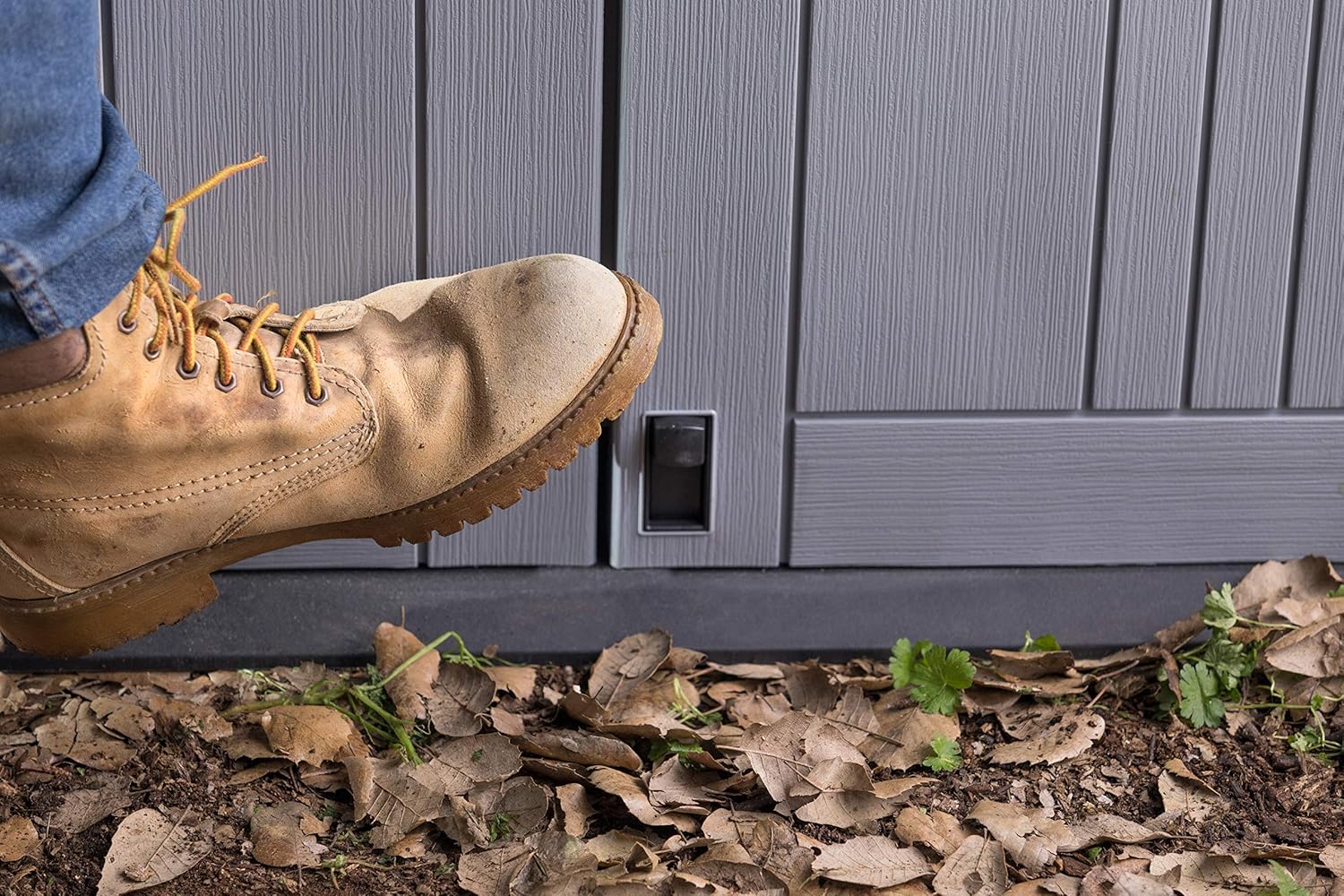 Thumbnail 5 de Keter Store It Out Nova Outdoor Garden Furniture Storage Shed dark grey lid, light grey body