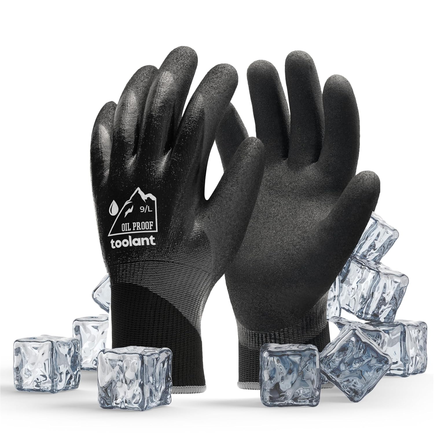 Detalle de toolant 100% Waterproof Gloves Large — winter work gloves