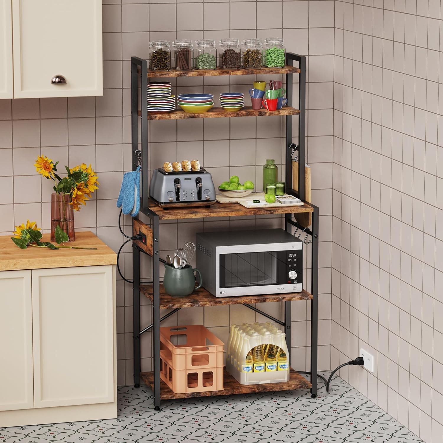 Detalle de Cheersstar Kitchen Storage Rack, 5-Tier