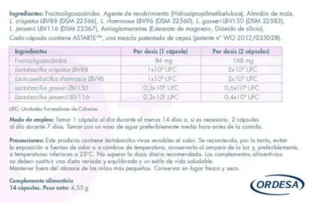 Detalle 2 de DonnaPlus+ Flora Íntima 2x14 Cápsulas: equilibrar la flora vaginal de forma natural