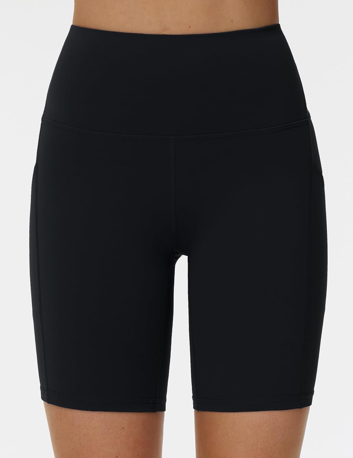 Thumbnail 1 de THE GYM PEOPLE pantaloncini da allenamento da donna a vita alta elasticizzati, con tasche