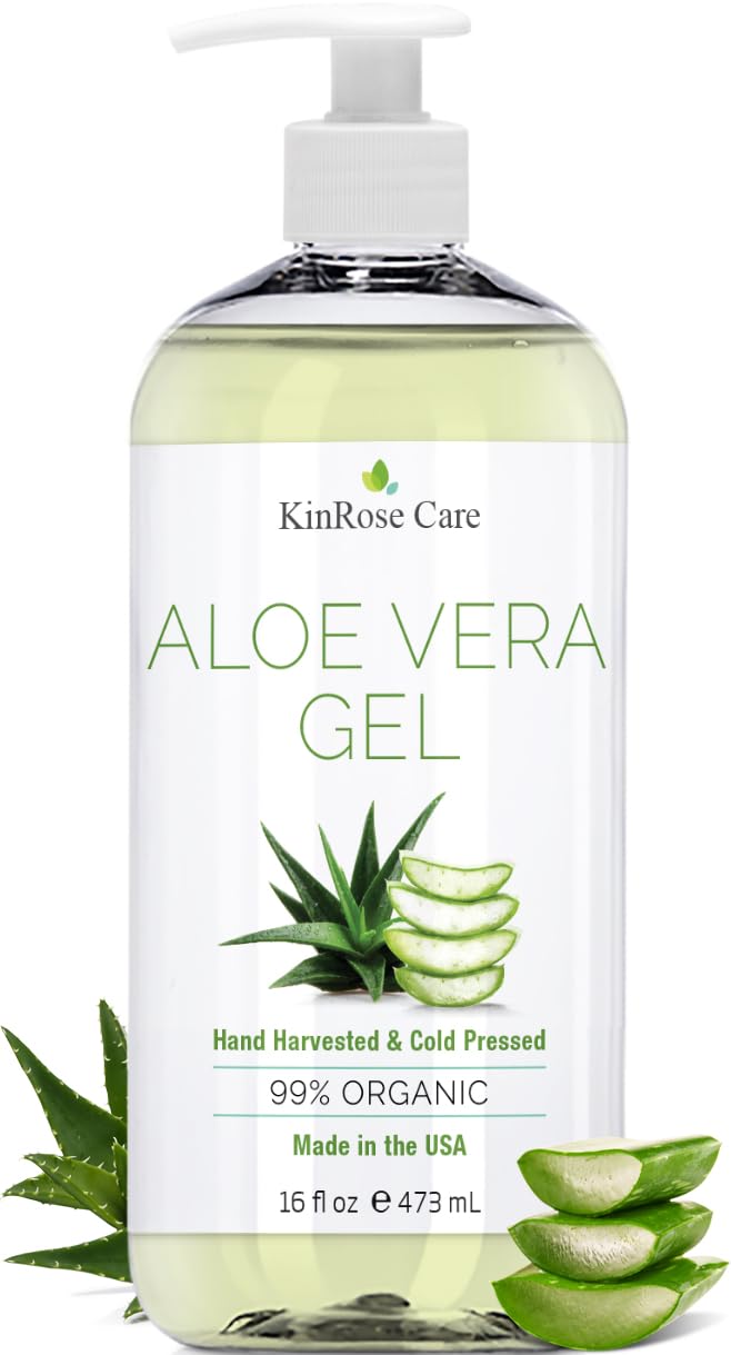 Detalle 2 de KinRose Care 12oz Organic Aloe Vera Gel