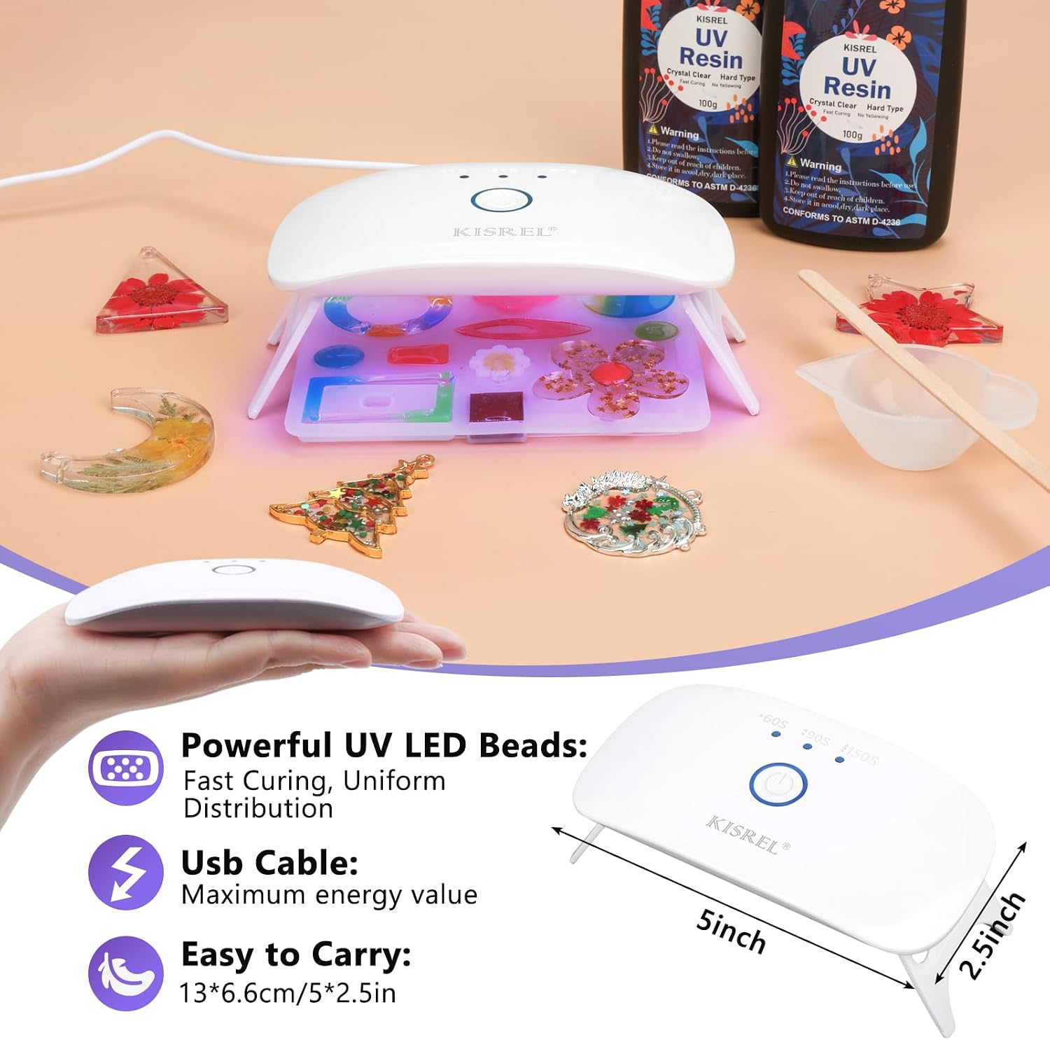 Detalle 2 de KISREL UV Resin Lamp