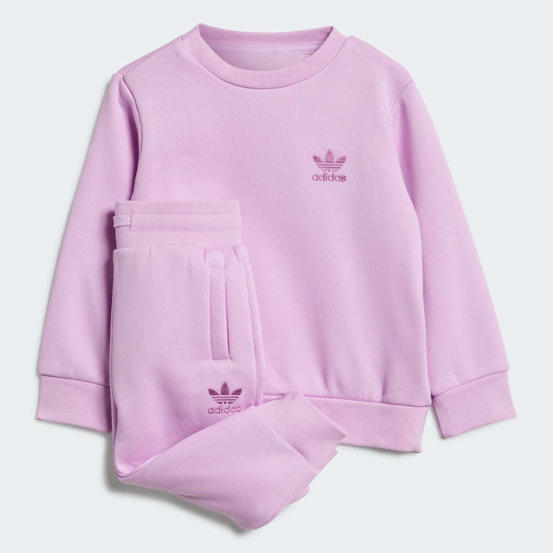 Detalle de Conjunto Adicolor de cuello redondo en violeta - Adidas