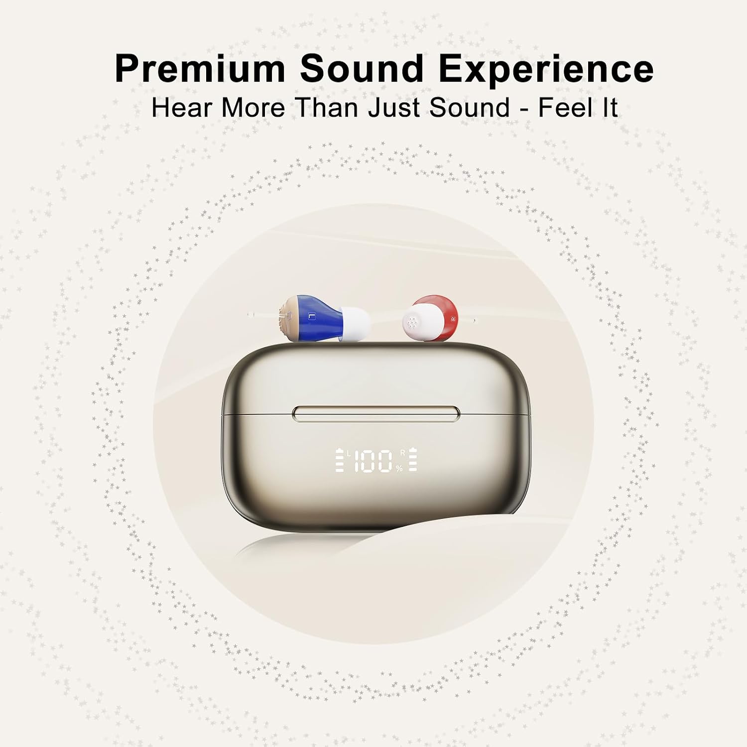 Detalle de Jinghao JH-A26A Rechargeable Hearing Aids with Multi-Channel DSP