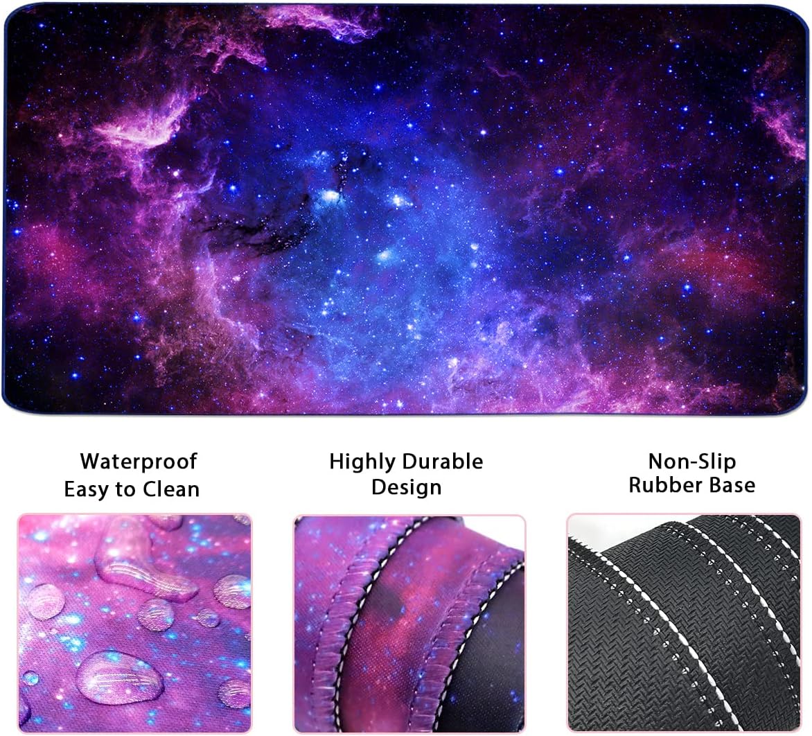 Thumbnail 4 de Yunoble SF20251007B0BCXK78FQ 4-in-1 Large Gaming Desk Mat with Wrist Rests