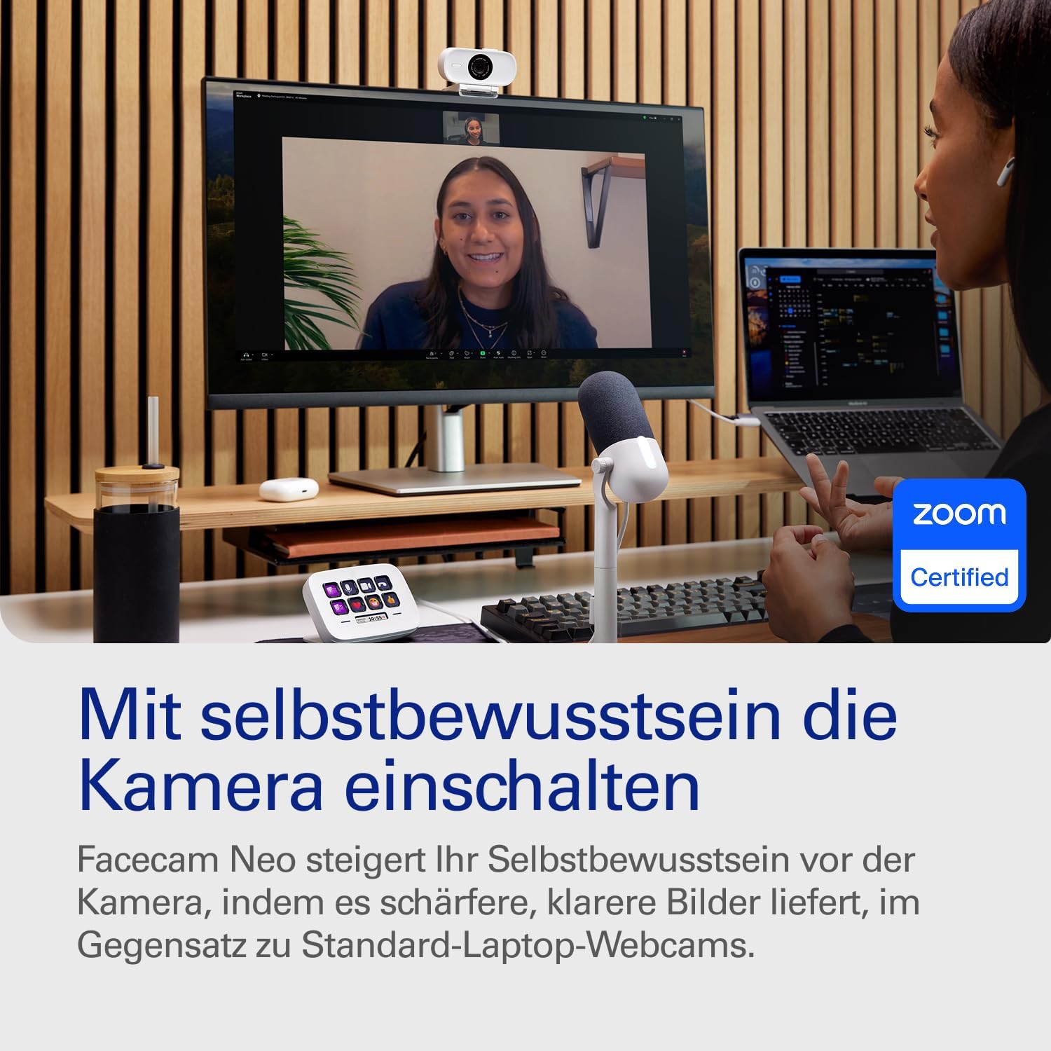 Thumbnail 1 de Elgato Facecam Neo – Full-HD-Webcam mit Sichtschutz, HDR und Plug & Play