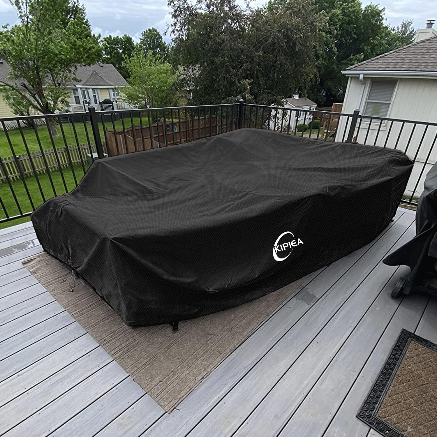 Thumbnail 6 de Kipiea 138" L x 103" W x 36" H/350.5x262x91.5cm 600D Patio Furniture Cover