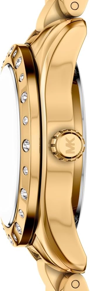 Detalle de Michael Kors Lexington Damen-Armbanduhr, 26 mm Quarz, Edelstahlarmband