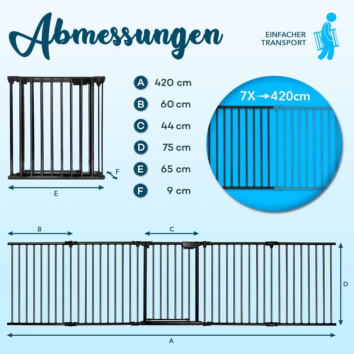 Thumbnail 4 de KIDUKU Kaminschutzgitter mit TĂĽr 420 cm đź”’