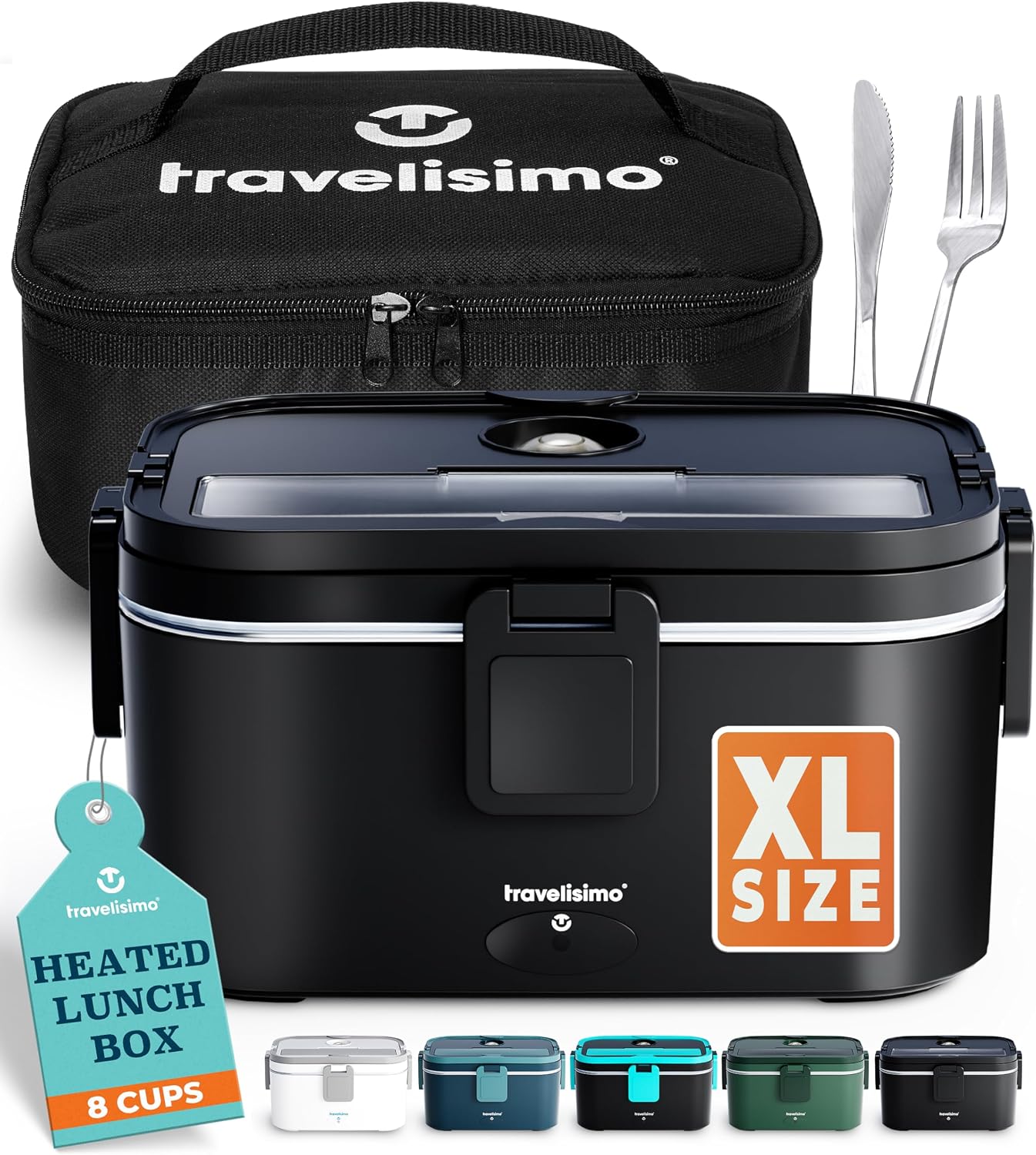TRAVELISIMO Extra-Large Electric Lunch Box 1.8L 🍱