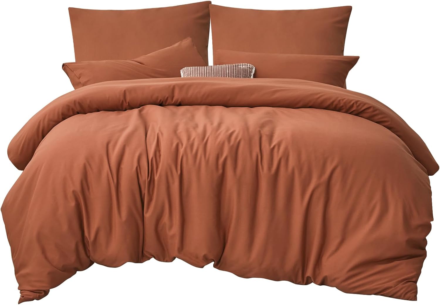 Thumbnail 6 de RUIKASI Bettwäsche 155x220 Rosa, 2-teilig (Mikrofaser) mit Reißverschluss