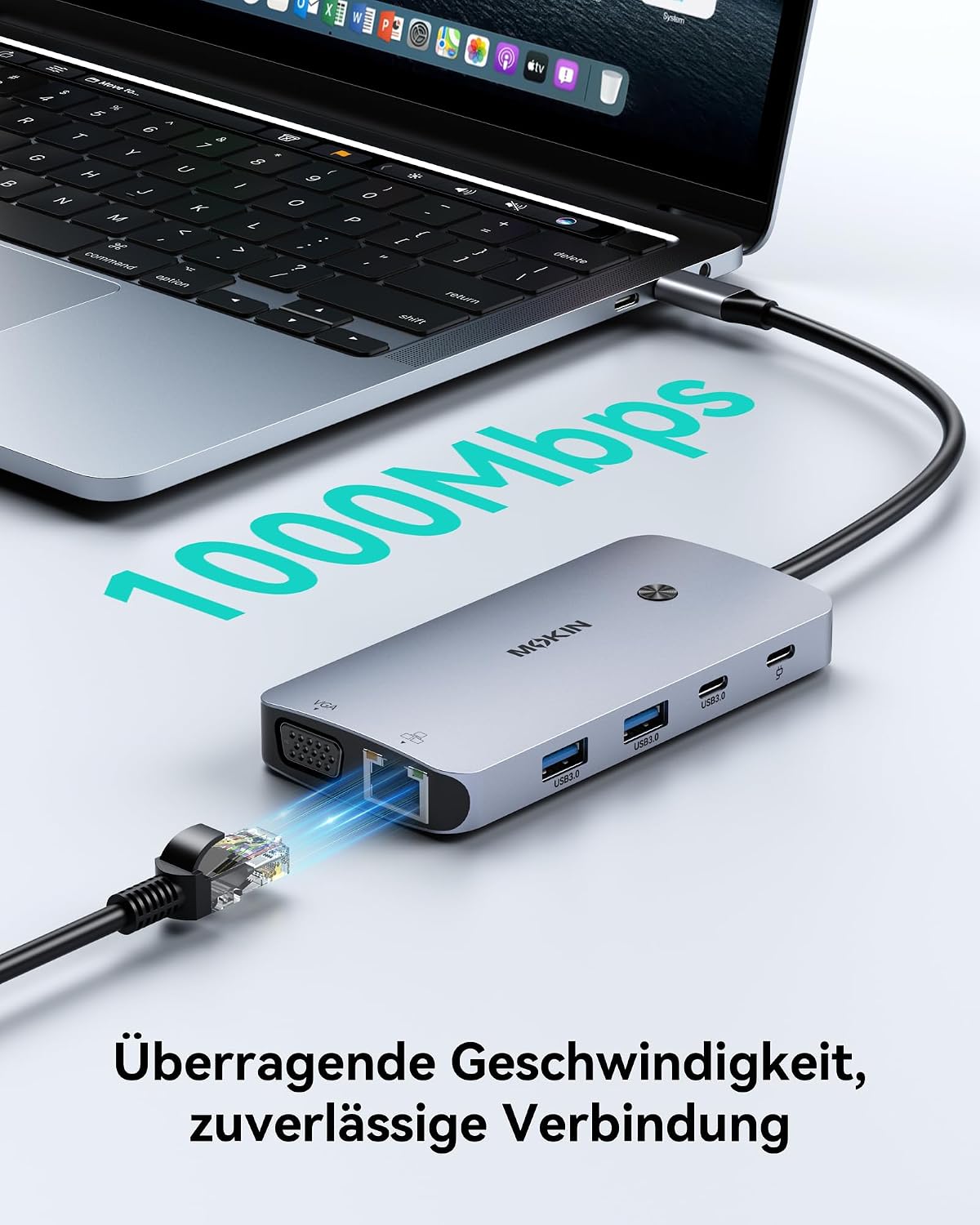 Thumbnail 6 de MOKiN USB C Docking Station Tripe Display 9 in 1