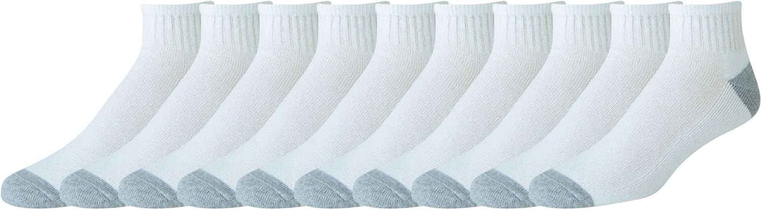 Thumbnail 1 de Amazon Essentials Herren Knöchelsocken mit gepolsterter Sohle (Baumwoll-Mix), 10er-Pack