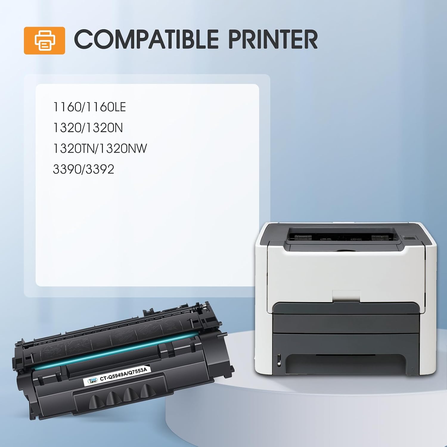 Thumbnail 1 de Cool Toner 49A 49X Toner Cartridge, Black 2-Pack for HP LaserJet 1320