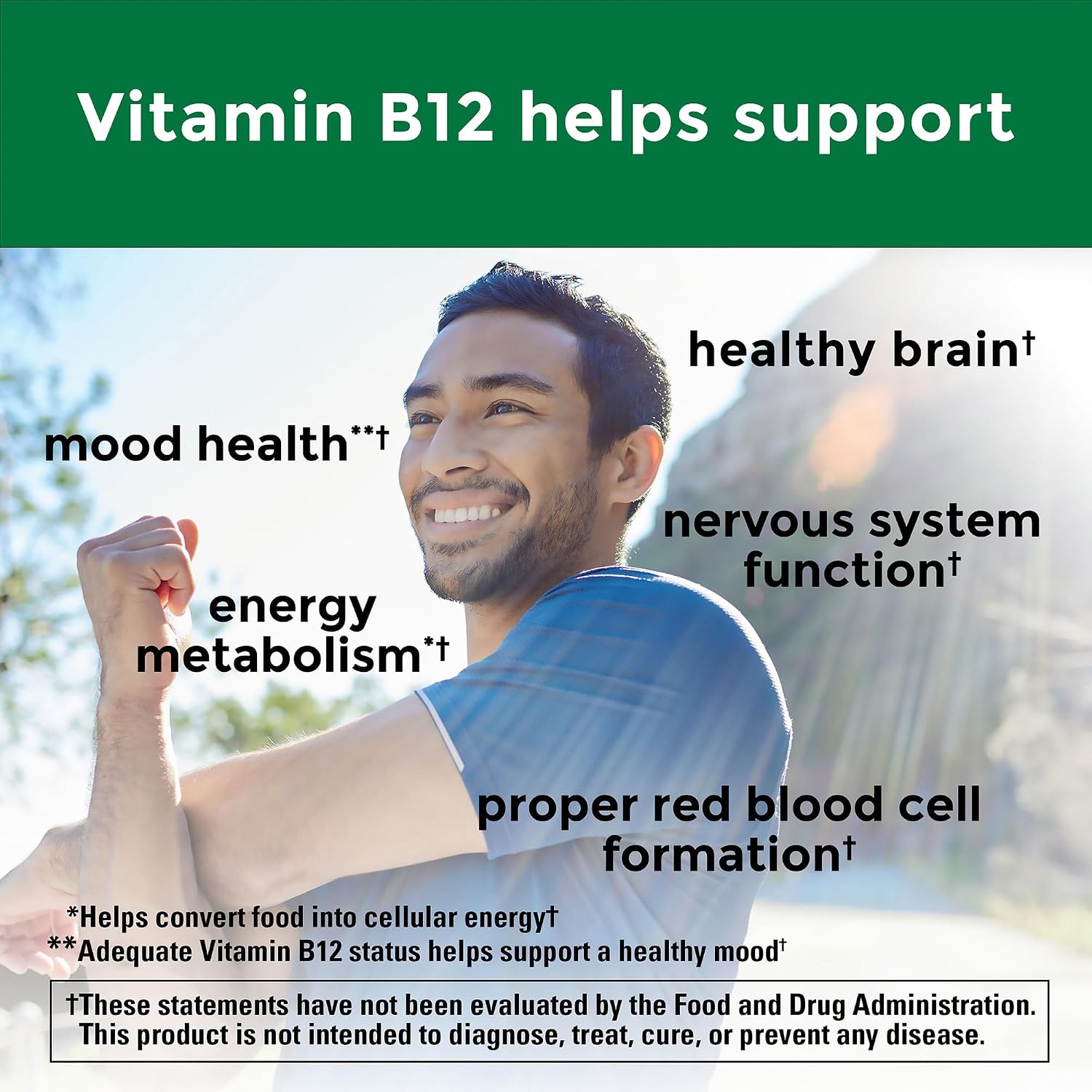 Detalle de Nature Made Vitamin B12 Supplement 2500 mcg