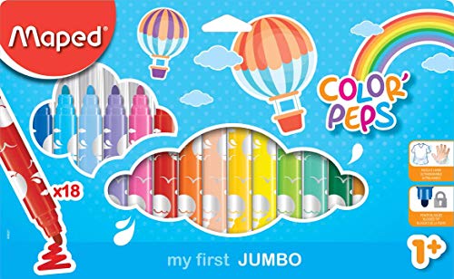 Thumbnail 15 de Maped Color Peps Early Age jumbo 24 colores 🖍