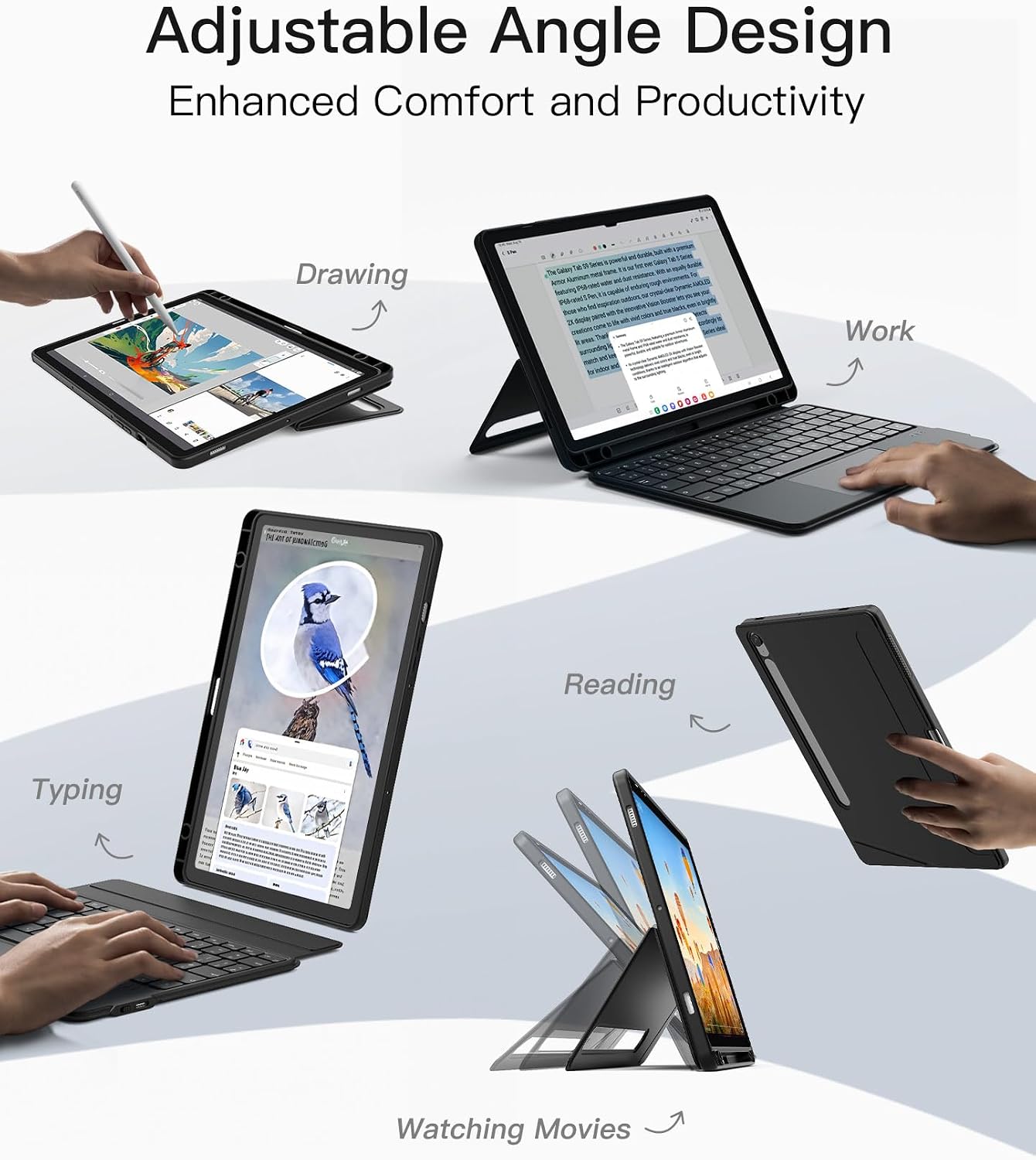 Thumbnail 2 de Inateck AceTouch N0064 keyboard case 10.9" for Galaxy Tab S10 FE