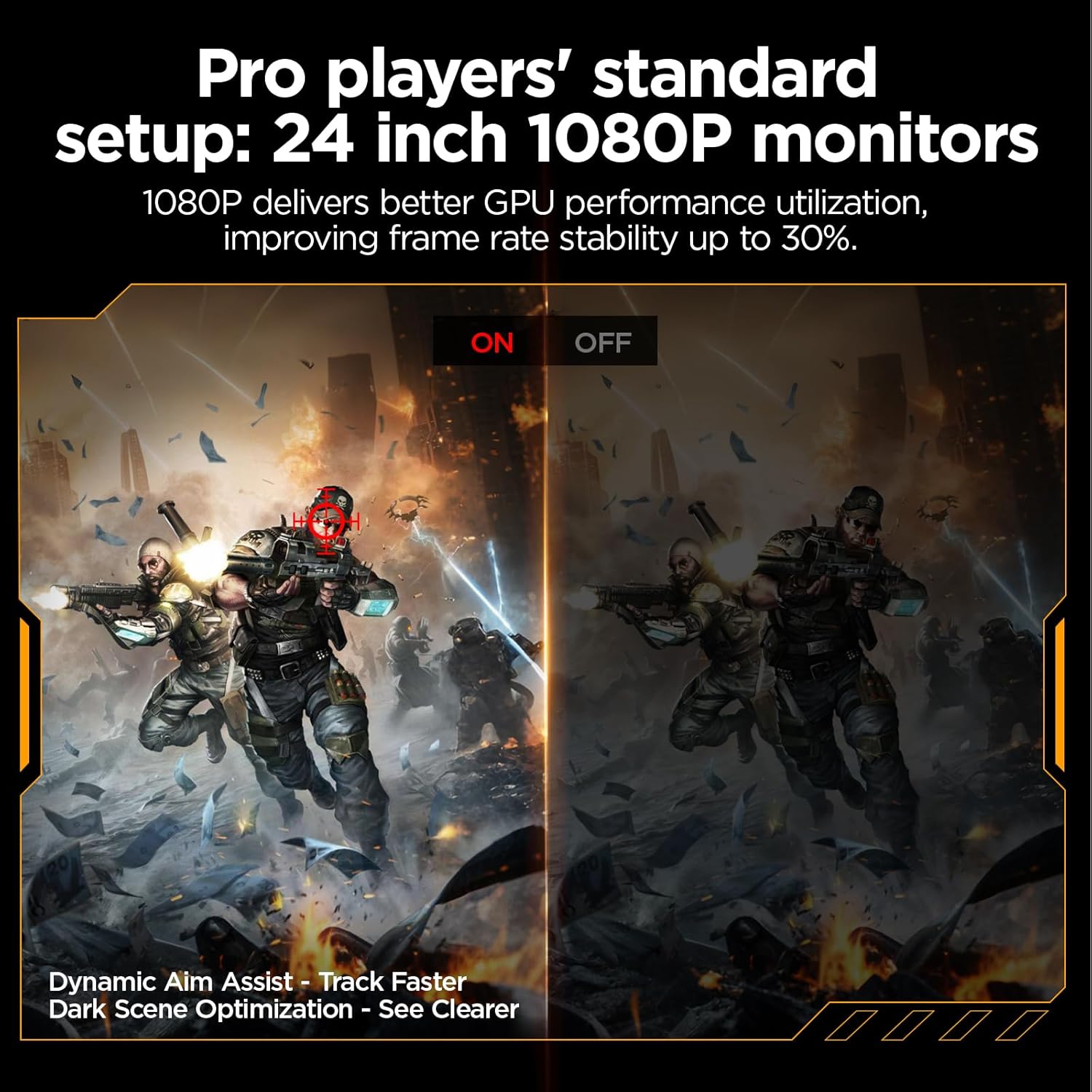 Thumbnail 4 de KOORUI 24" Gaming Monitor (240Hz, 1ms) with FHD HDR400, VA Panel, Adaptive Sync, HDMI 2.0 + DP 1.4