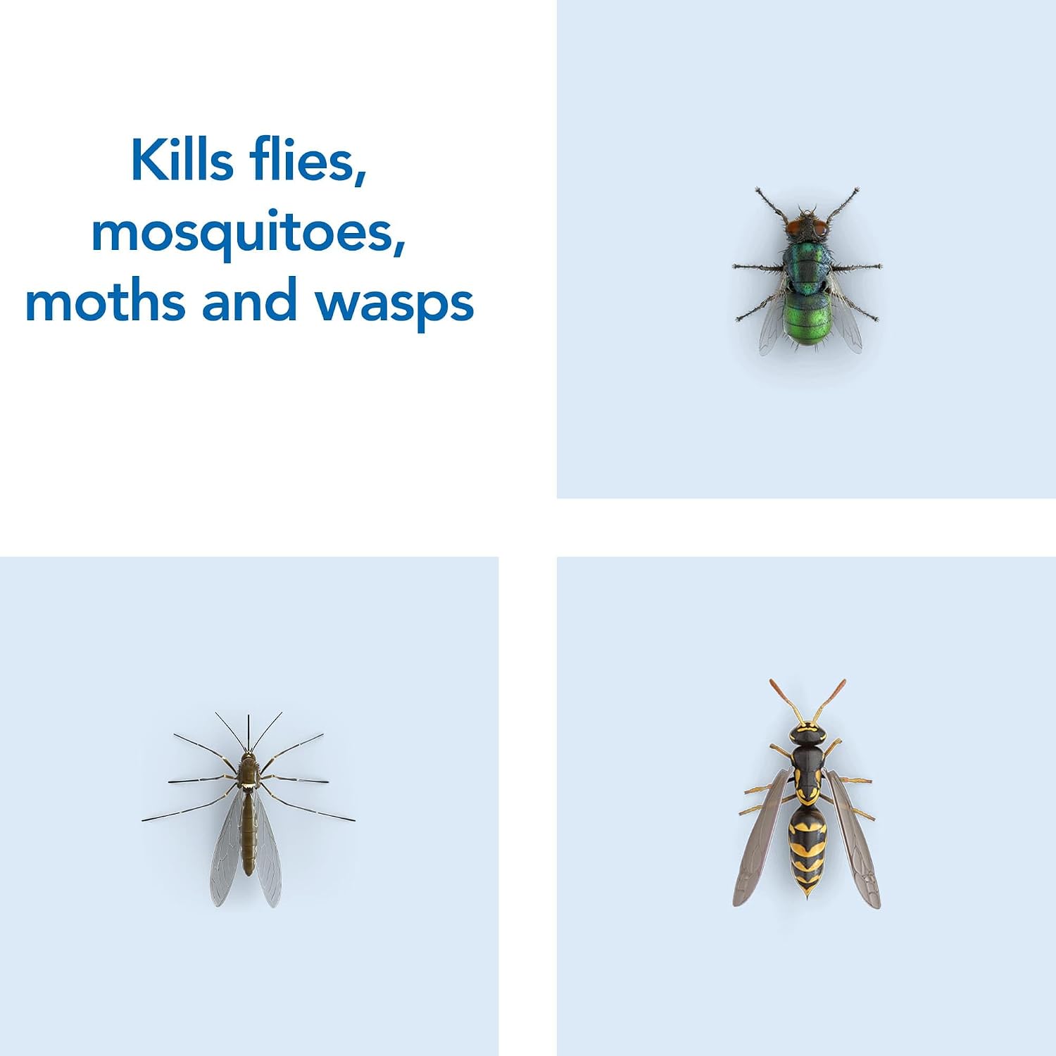 Thumbnail 2 de Raid Fly, Wasp & Mosquito Killer with Eucalyptus Aroma Oil (6 x 300ml) – Indoor Use