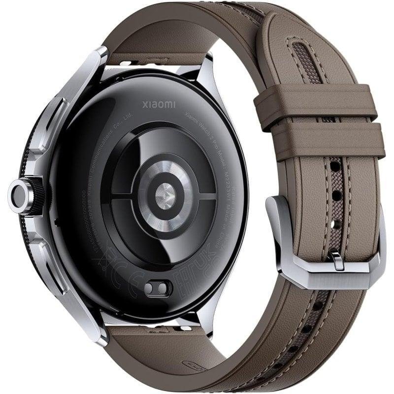 Thumbnail 2 de Xiaomi Watch 2 Pro reloj smartwatch caja plateada, correa cuero