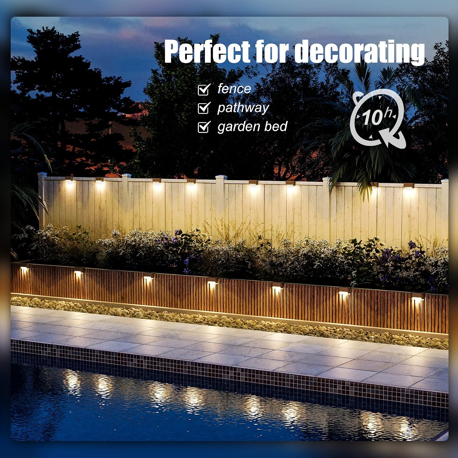 Detalle de SOLPEX Solar Deck Lights 16-Pack