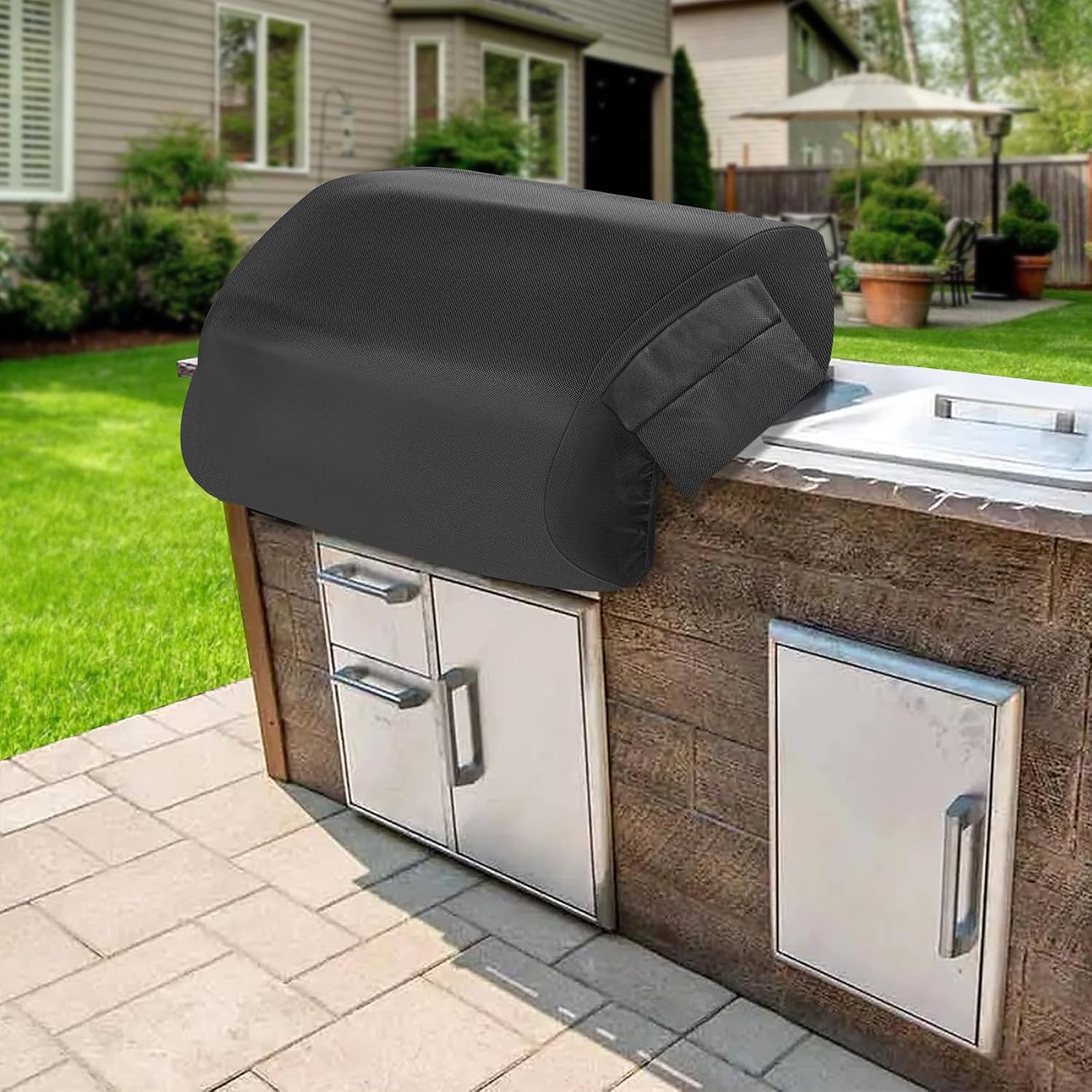 Thumbnail 6 de Blackhoso BLZ-32 Built-In Grill Cover, 37 x 21.6 x 14.2 in, Felt Backing