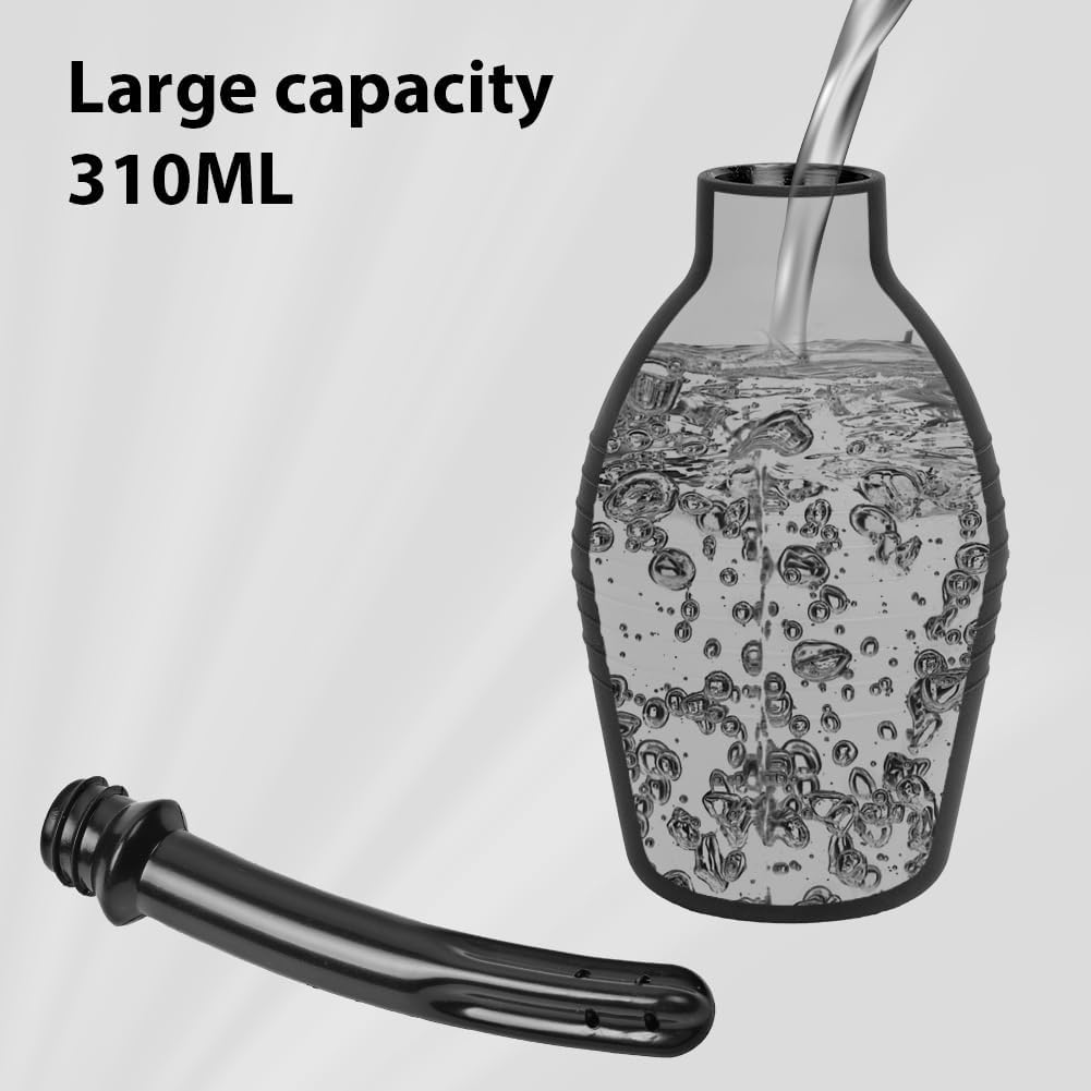 Detalle de ACWOO 310 ml rumpdusch i medicinskt silikon med avtagbart munstycke