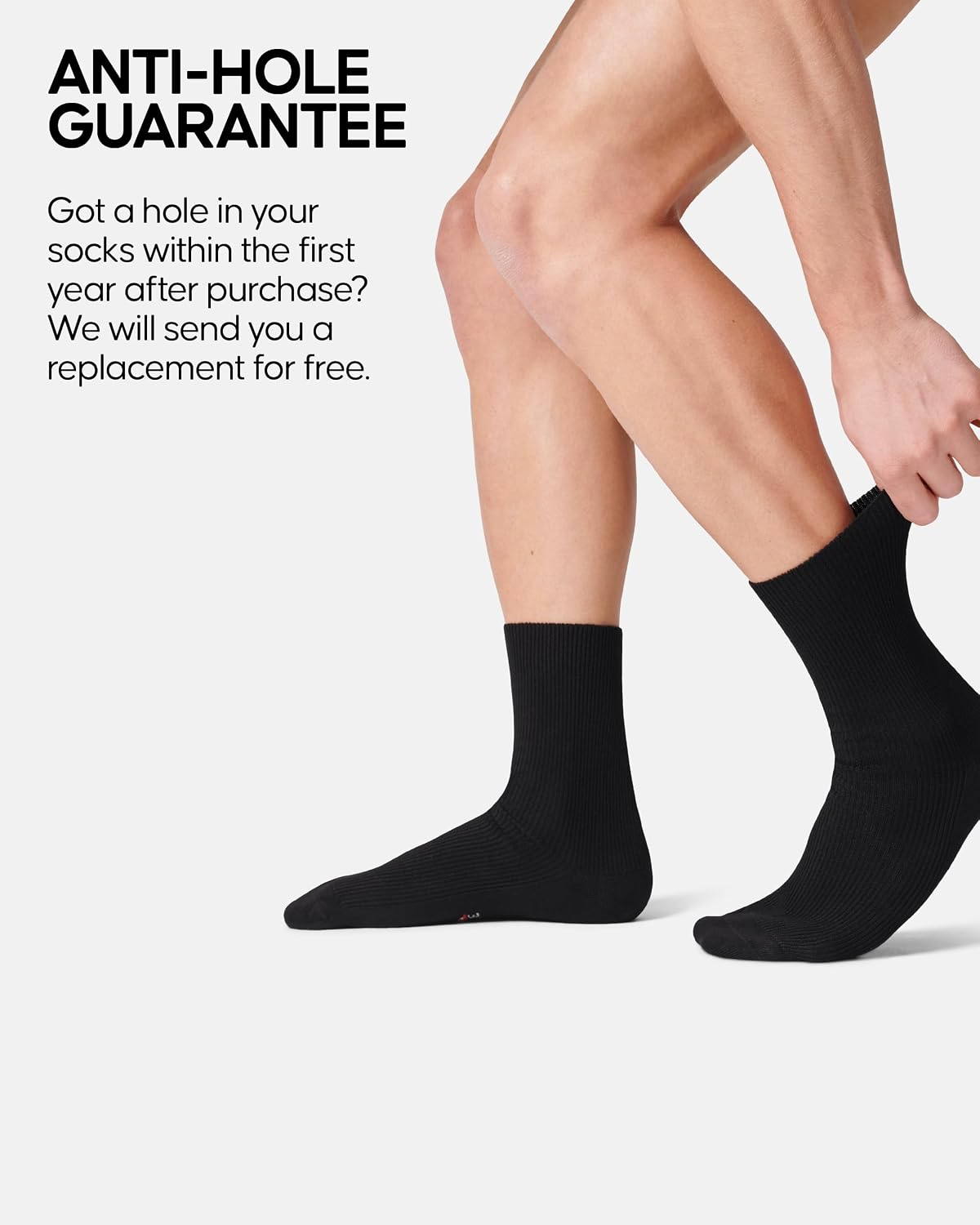 Detalle 2 de DANISH ENDURANCE Diabetic Socks for Men (Bamboo, Non Elastic, Non Binding) – 3-Pack