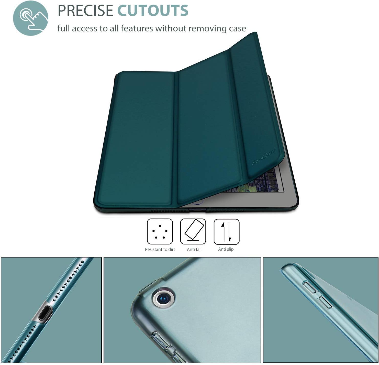 Detalle de iPad 9,7 ProCase Smart Cover Hülle