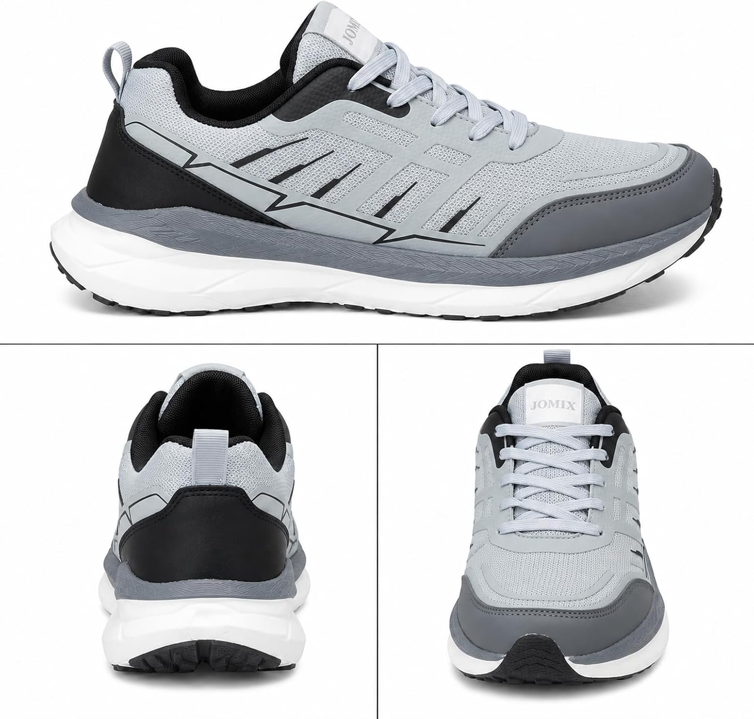 Detalle 2 de JOMIX MOS260002 herensportschoenen met ademend mesh en vetersluiting