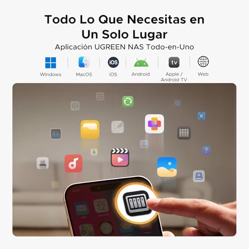 Detalle de UGREEN NASync DH2300 NAS de Escritorio de 2 Bahías (DH2300)
