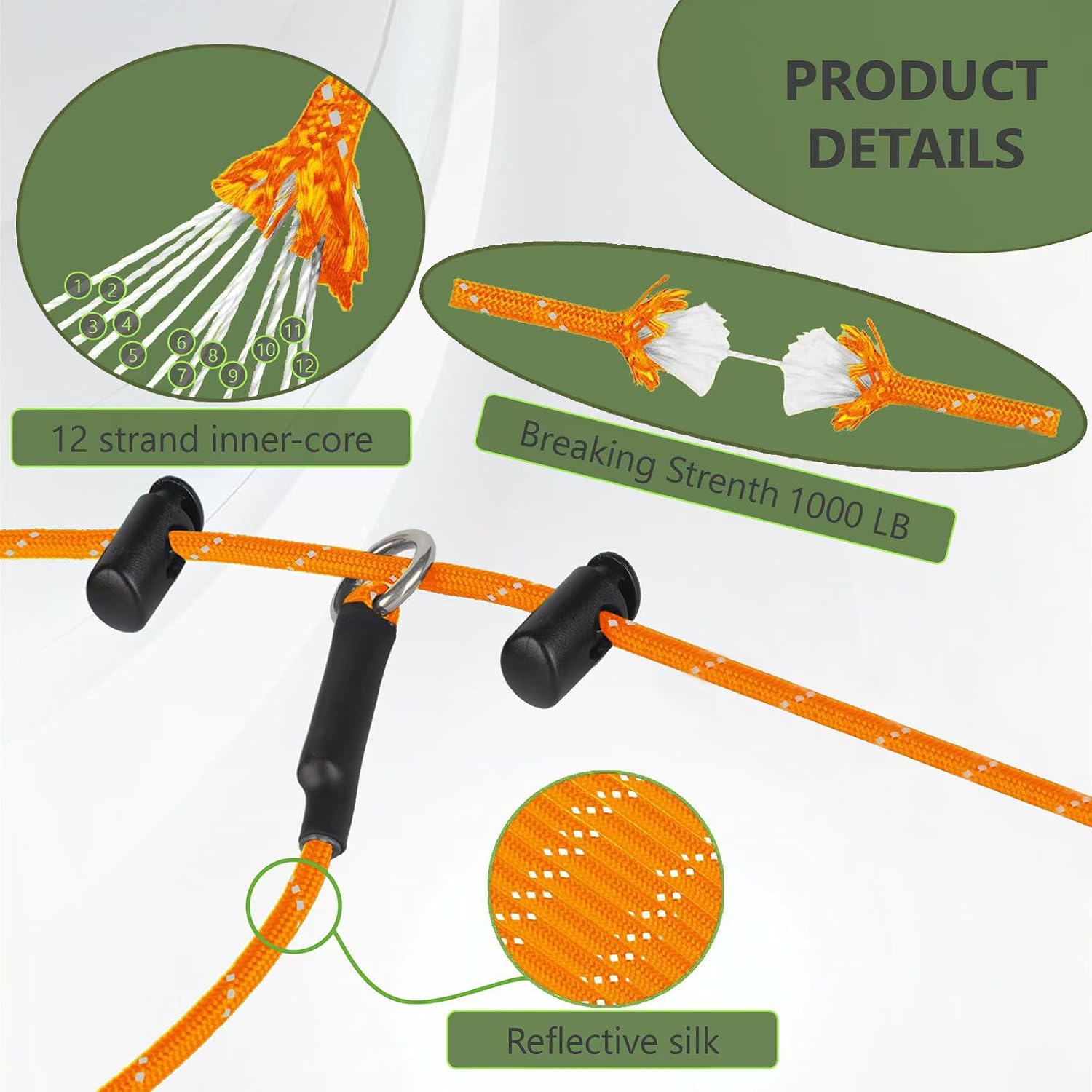 Thumbnail 1 de Reflective Slip Lead, 4 FT