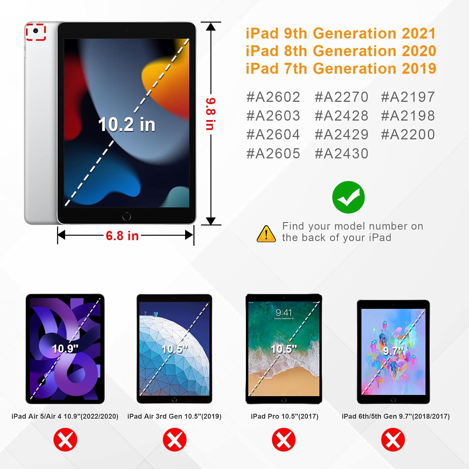 Thumbnail 1 de FINTIE Tastatur Hülle für iPad 10,2 Zoll (9./8./7. Gen, 2019–2021) mit QWERTZ, Pencil-Halter & magnetischer Tastatur
