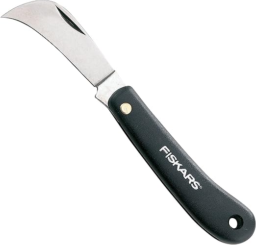 Detalle de Fiskars K62 Cuchillo de Injerto 17 cm - Acero Inoxidable 🥷