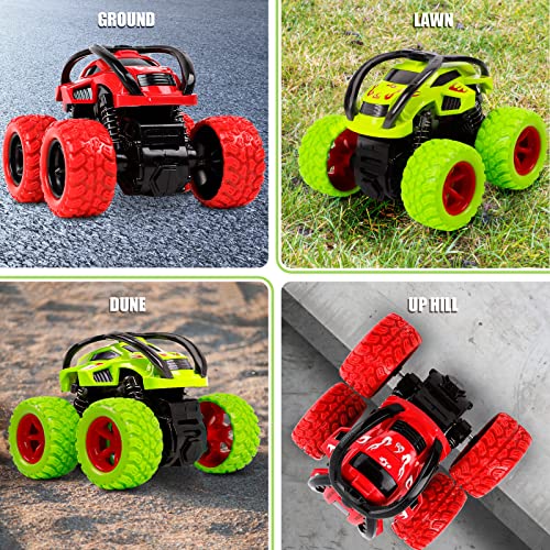 Detalle de m zimoon Monster Truck 4x4 a Traino Inerzia con Salto a 360° – Giocattolo per Bambini 1-8 anni